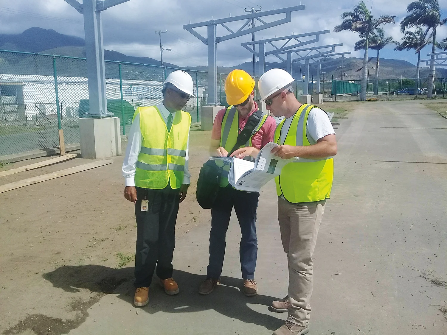 L to R: Wayne Myers (ECCB), Daniel Stroh (Azimuth Energy) and Dana Miller (aTEC)