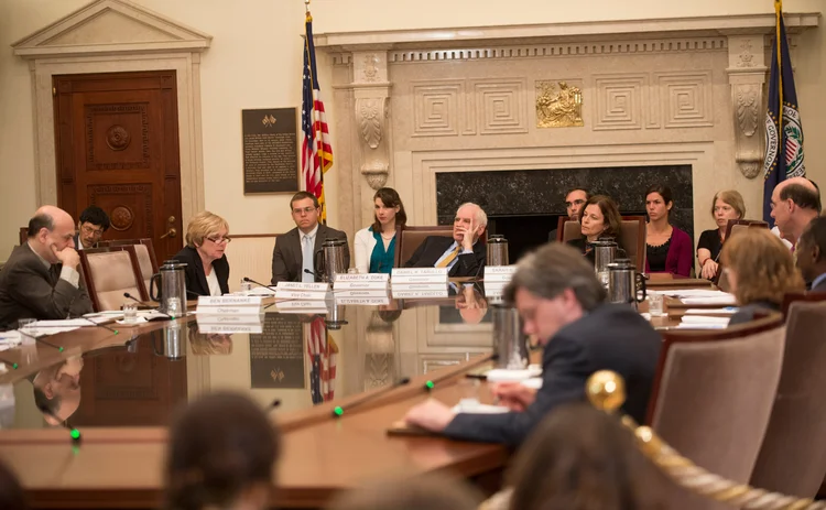 Governor-Duke-discusses-Basel-III-during-an-open-board-meeting-on-July-2-2013