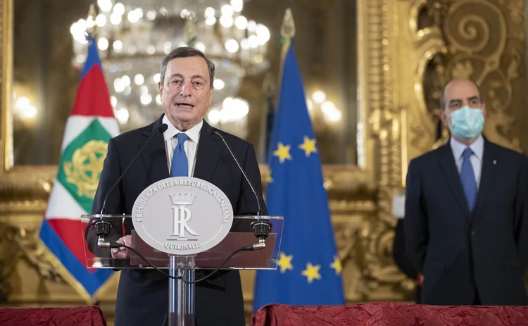 Mario Draghi at Quirinale Palace