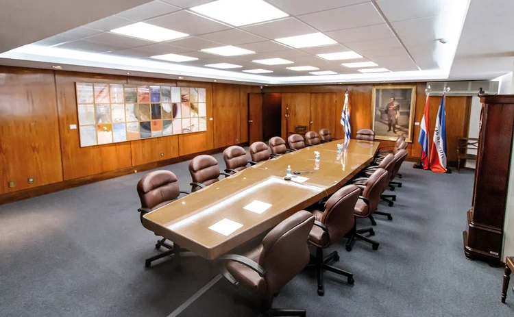 Central Bank of Uruguay boardroom