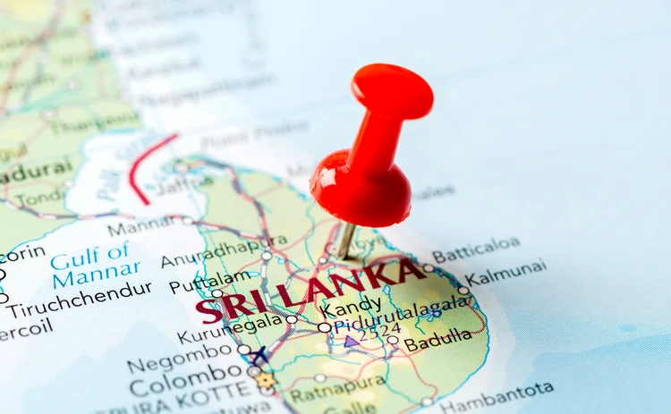 Map of Sri Lanka