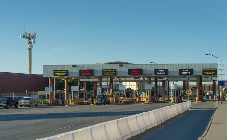 US Mexico border