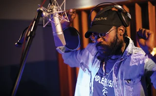 Tarrus Riley in the studio